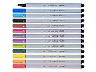 Flomāsterpildspalvas Forofis Fineliner, 0.4mm, 12 krāsas