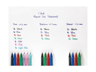 Pildspalva rollers, Pilot Frixton V Ball, 0.3mm, melna tinte 