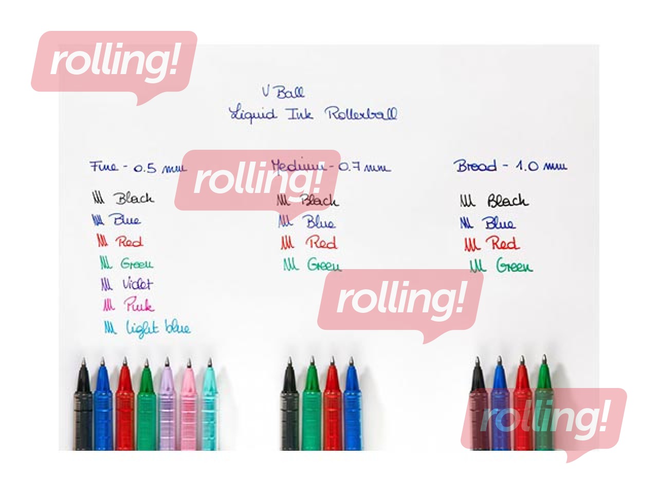 Pildspalva rollers, Pilot Frixton V Ball, 0.3mm, melna tinte 