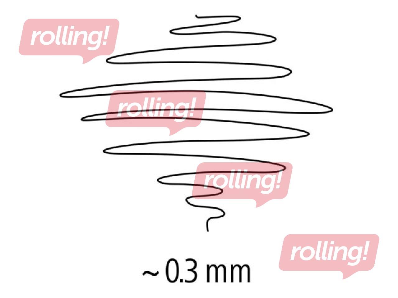 Flomāsterpildspalvu komplekts STAEDTLER, 0.3mm, 6 krāsas