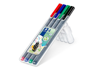 Fineliner set STAEDTLER TRIPLUS, 0.3mm, 4 colours