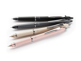 Pildspalva Pilot Frixion Clicker Zone, dzēšama, 0.7mm, pelēks korpuss,melna tinte