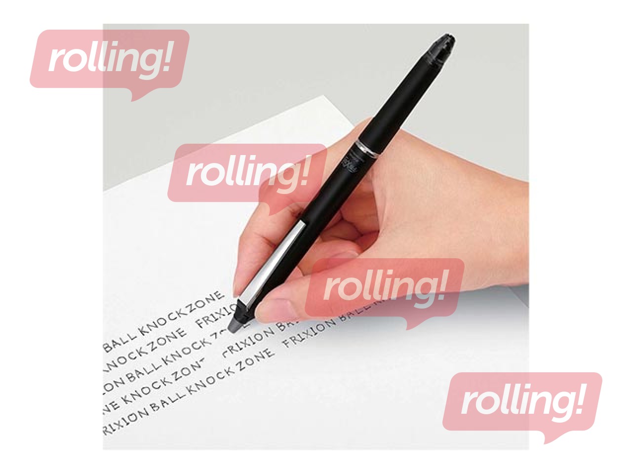 Roller pen Pilot Frixion Clicker Zone, erasable, 0.7mm, gray body, black ink