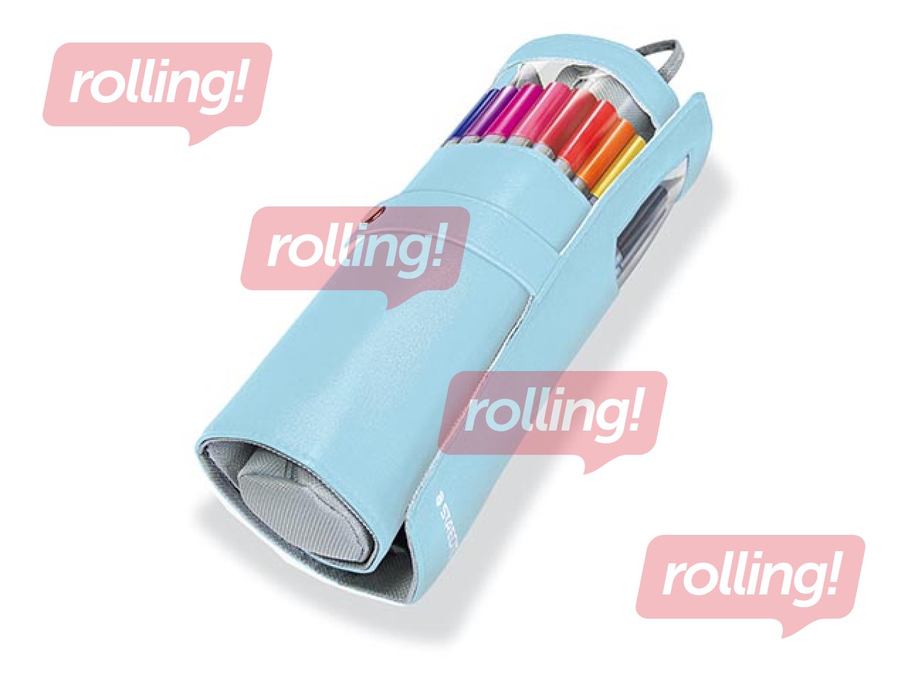 Flomāsterpildspalvu penālis STAEDTLER TRIPLUS fineliner 334, 0.3mm, 20 krāsas