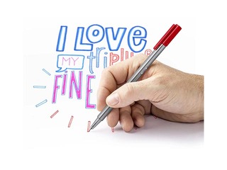 Flomāsterpildspalvu penālis STAEDTLER TRIPLUS fineliner 334, 0.3mm, 20 krāsas