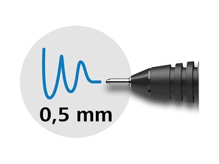 Rolleris SCHNEIDER XTRA, zils, 0.5mm