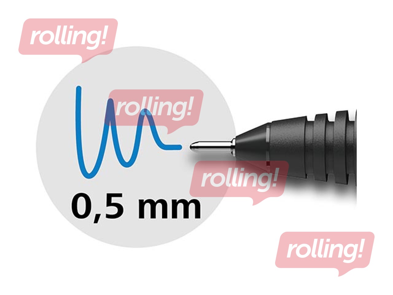 Rolleris SCHNEIDER XTRA, zils, 0.5mm
