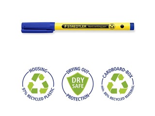 Flomāsterpildspalvu komplekts Staedtler Noris 307, 10 krāsas, 0.6mm