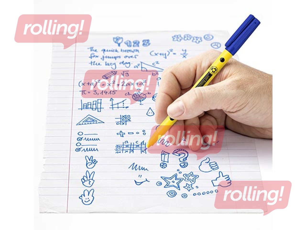 Flomāsterpildspalvu komplekts Staedtler Noris 307, 10 krāsas, 0.6mm