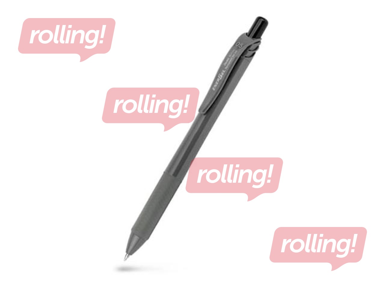 Rolleris Pentel, Document Pen, BLP105, melns, 0.5mm