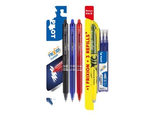 PROMO Komplekt: Pilot Frixion pastaplii + markeer + täidet, kustutatud, 0.7mm