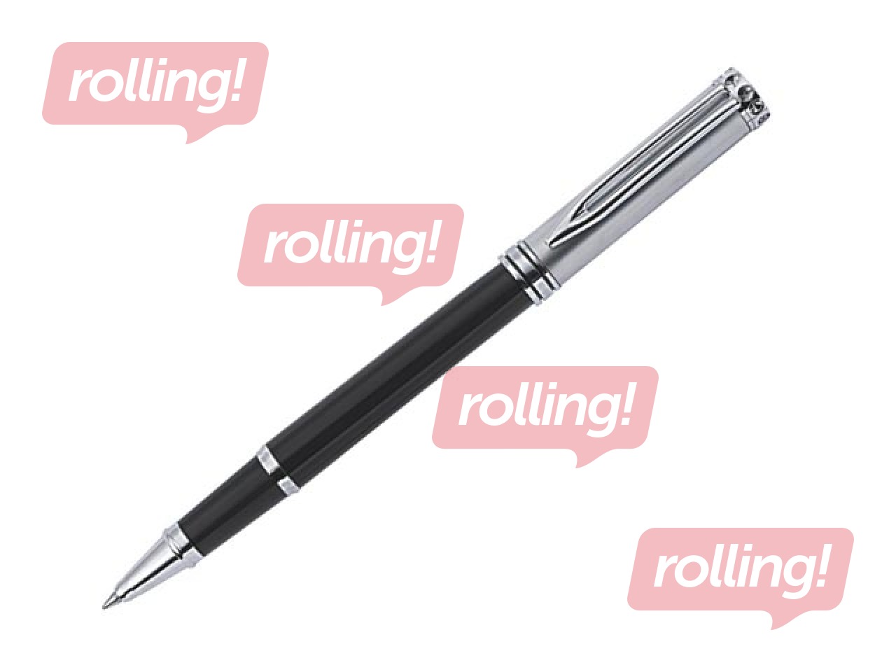 Rollerball pen Forofis in a gift box, blue ink, 0.5mm