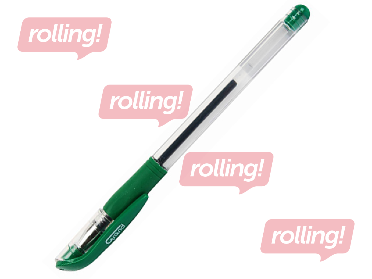 Gel ink pen Grand GR-101, green