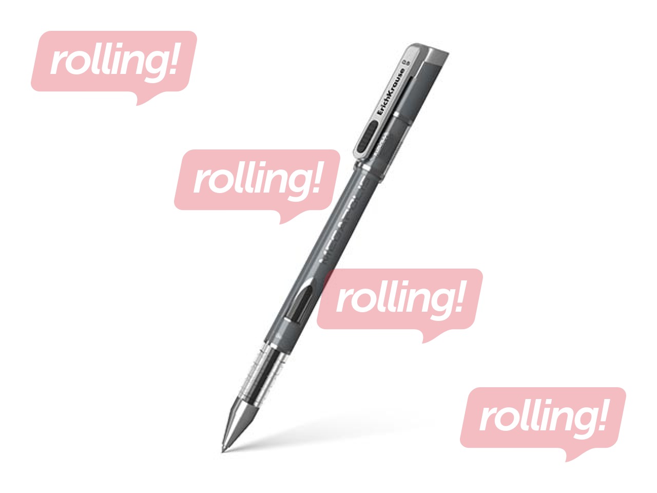 Gel ink pen ErichKrause Megapolis, black