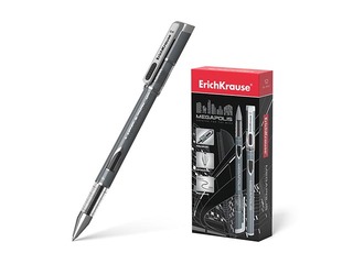 Gel ink pen ErichKrause Megapolis, black