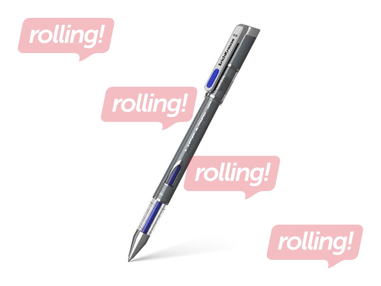 Gēla pildspalva ErichKrause Megapolis, zila