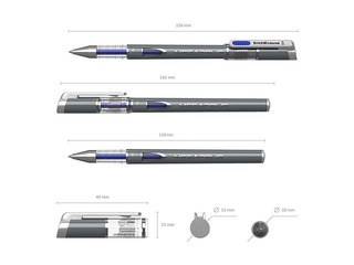 Gēla pildspalva ErichKrause Megapolis, zila