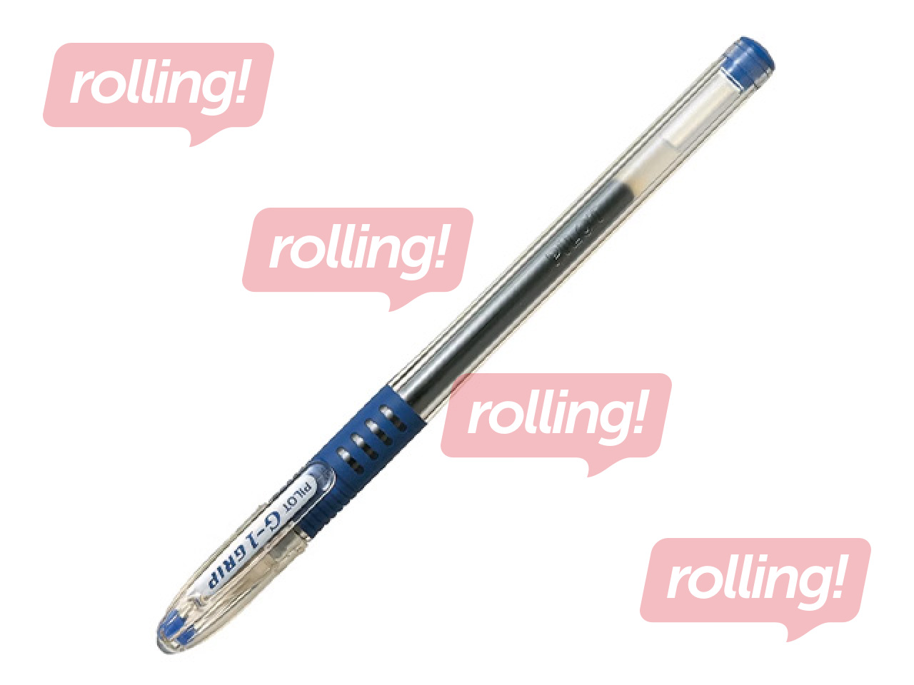 Gēla pildspalva PILOT G-1 GRIP, zila tinte, 0.7mm