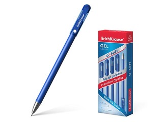 Gēla pildspalva ErichKrause G-Soft, 0.38mm, zila