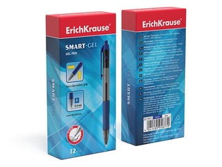 Gēla pildspalva ErichKrause Smart-Gel, 0.5mm, zila