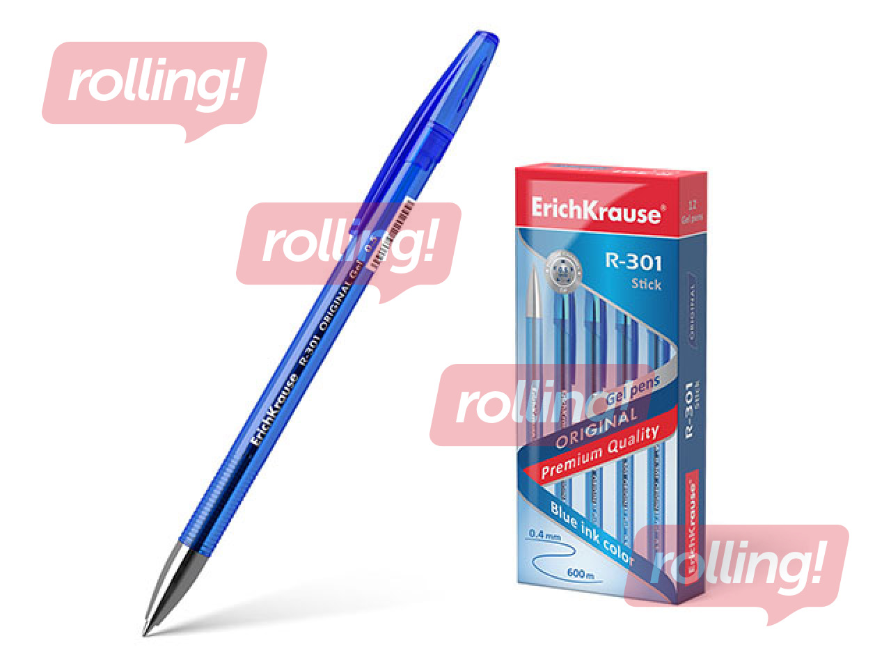 Gēla pildspalva ErichKrause R-301 Original, zila