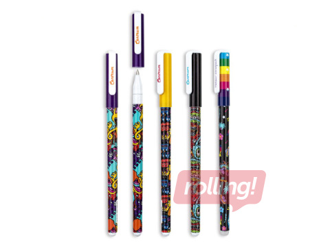 Gēla pildspalva Centrum MONSTER, dzēšama, 0.5mm, zila tinte