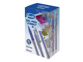 Gēla pildspalva Forofis Jumbo, 0.5mm, zila