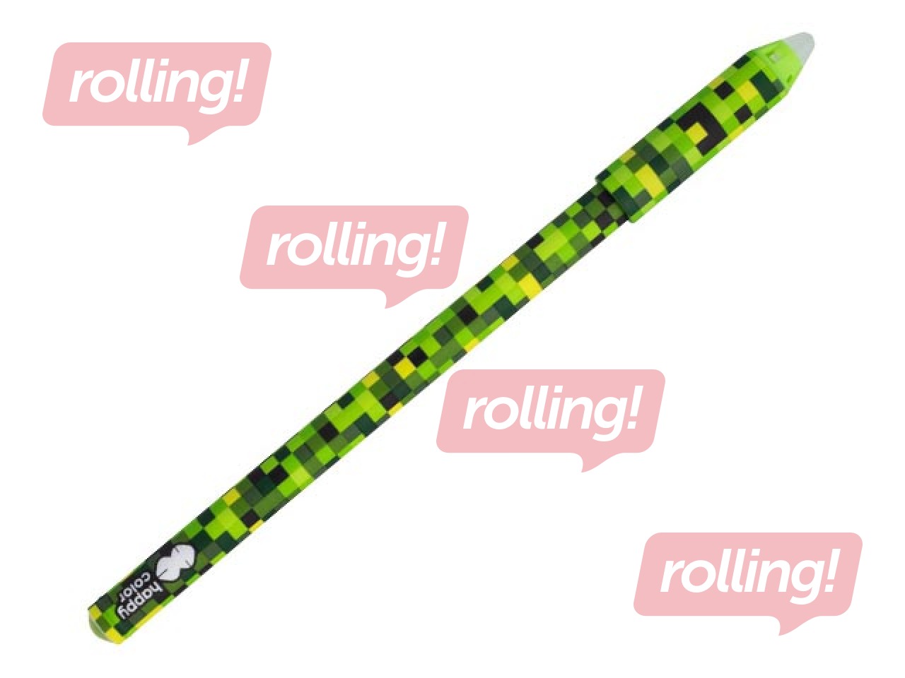 Gēla pildspalva Happy Color Pixi, dzēšama, 0.5mm, zila tinte