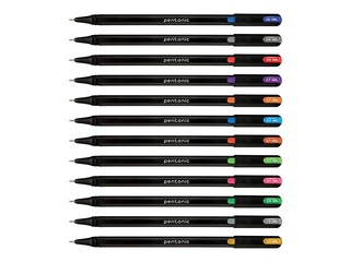 Gel pen set Linc Pentonic, 12 colors