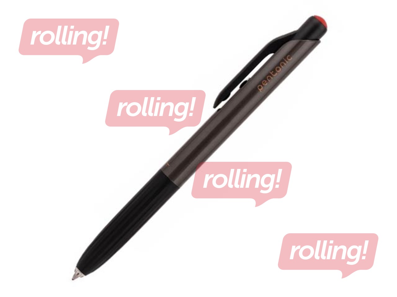 Gēla pildspalva Linc Pentonic GRT, sarkana