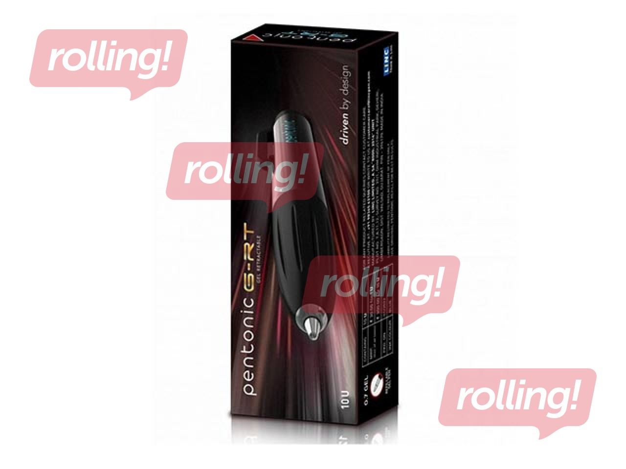 Gēla pildspalva Linc Pentonic GRT, sarkana