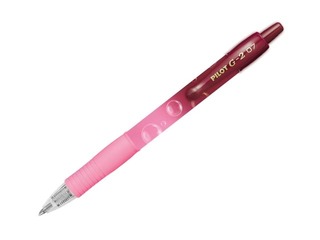 Гелевая ручка Pilot, G2 Bubble, Pink, синий чернила, 0.7мм