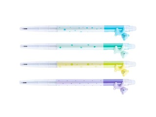 Gel pen Happy Color, Hello Bears, Pastel, erasable, blue ink, 0.5mm