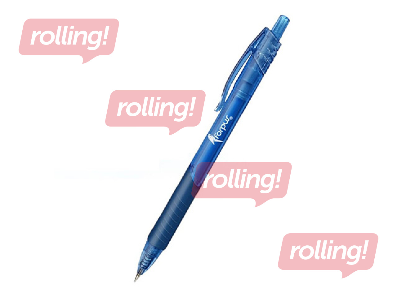 Gel pen Forpus Winning, 0.5mm, blue
