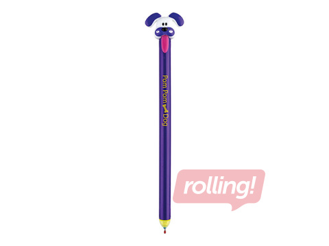Erasable gel pen Pom Pom Dog, blue ink, 0.5mm