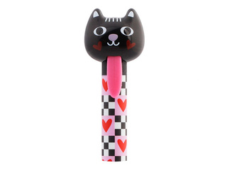 Gēla pildspalva dzēšama Happy Color Cats, zila tinte, 0.5mm