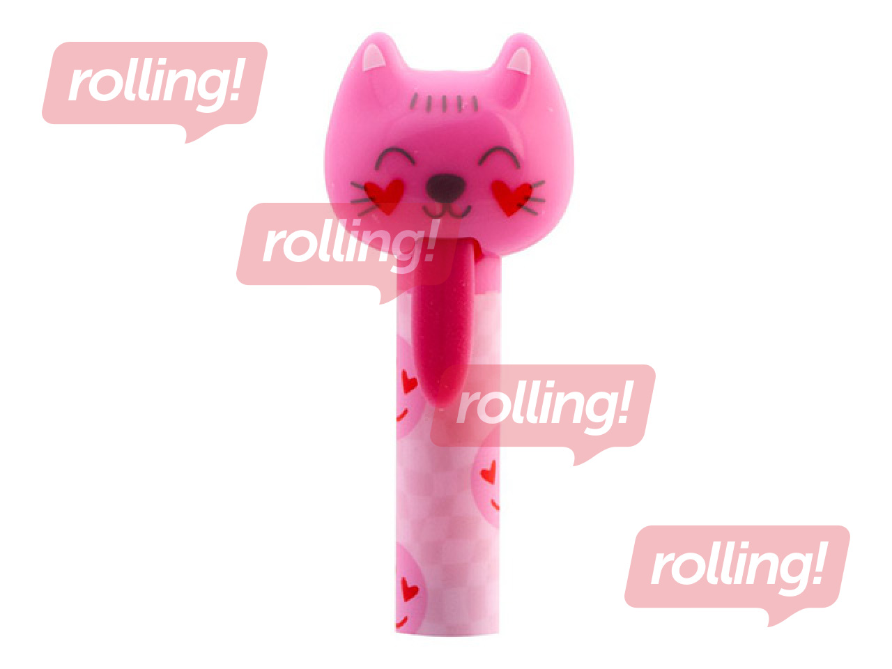 Gēla pildspalva dzēšama Happy Color Cats, zila tinte, 0.5mm