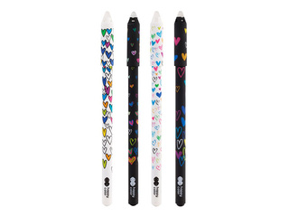 Gēla pildspalva dzēšama Happy Color My Love, zila tinte, 0.5mm