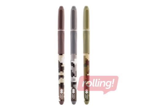 Gēla pildspalva dzēšama Happy Color Moro Style, zila tinte, 0.5mm