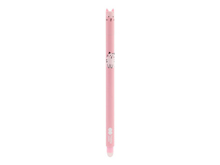 Gel pen Happy Color Warm Kitty, erasable, blue ink, 0.5mm