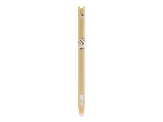 Gel pen Happy Color Warm Kitty, erasable, blue ink, 0.5mm