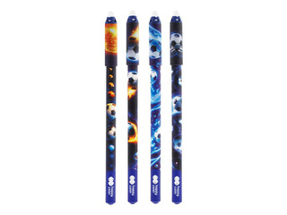 Gēla pildspalva dzēšama Happy Color Cosmo Ball, 0.5mm, zila tinte