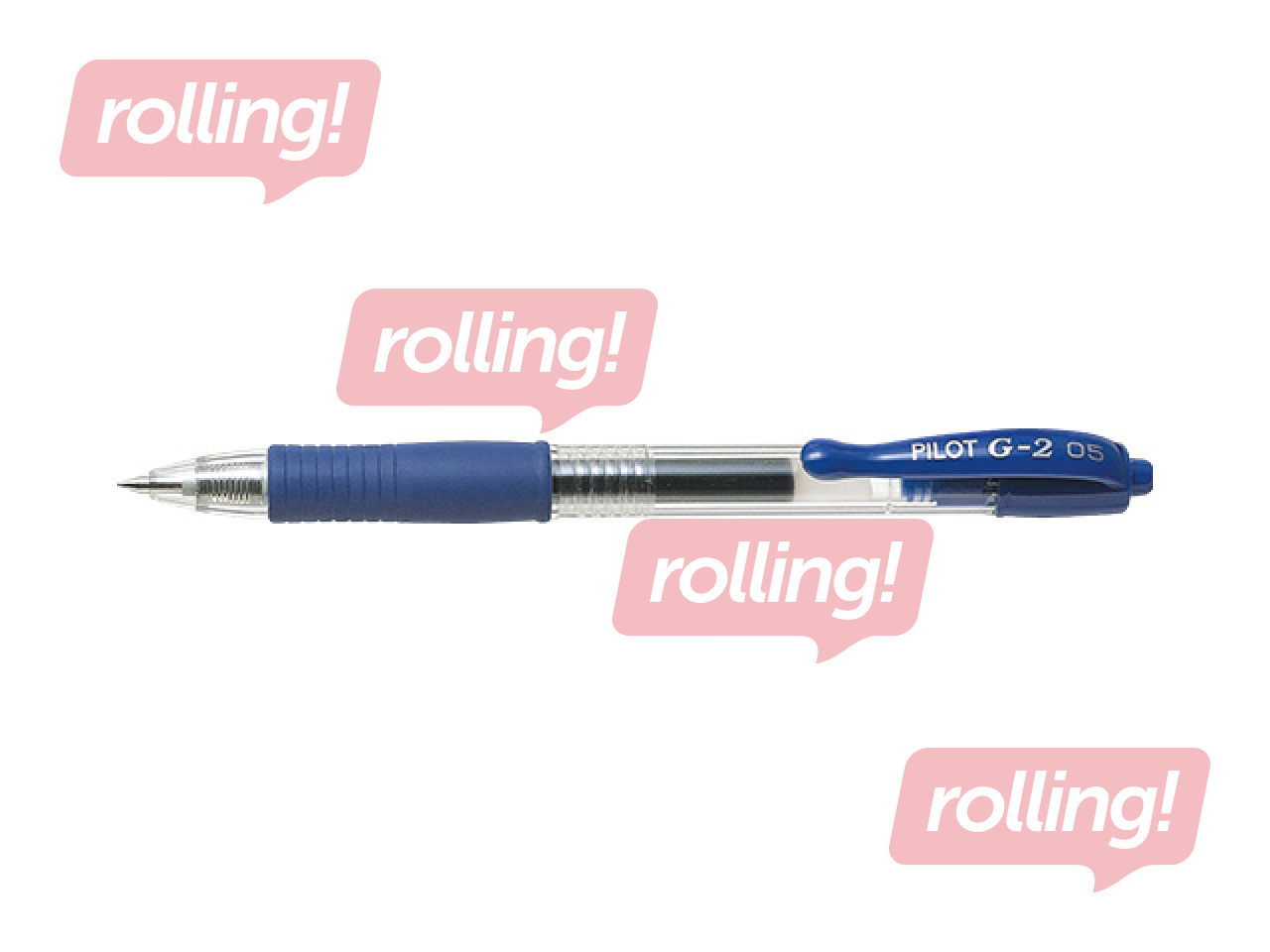 Gel pen Pilot G-2 Plus, blue ink, 0.5mm