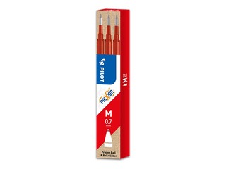 Refill for rollerball pen Pilot Frixion Point, red, 0.7mm, 3 pcs.