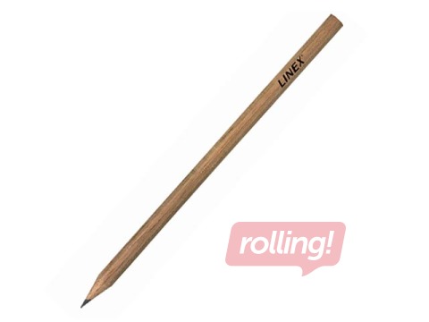 Zīmulis Linex, dabīga koka, HB