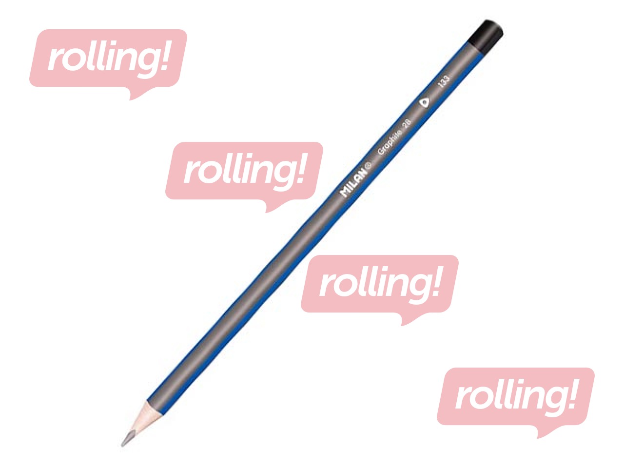 Triangular pencil Milan, 2B