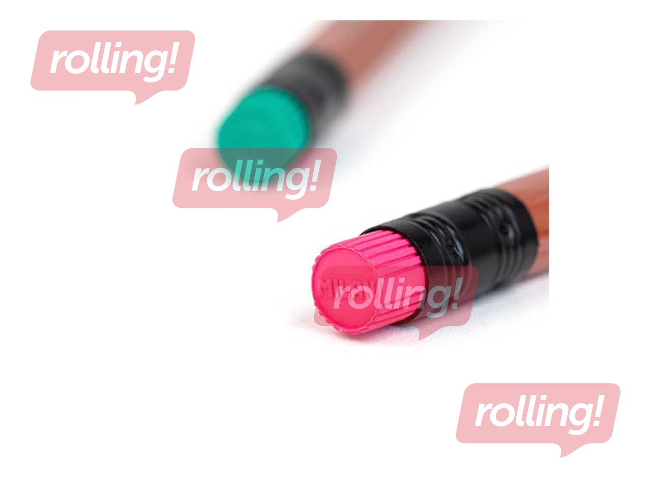 Zīmulis Milan Copper, ar dzēšgumiju, HB