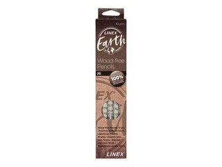 Zīmulis Linex Earth, 2B, no 100% pārstrādātām avīzēm