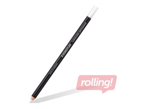 Zīmulis - marķieris Staedtler Lumicolor glasochrom, balts