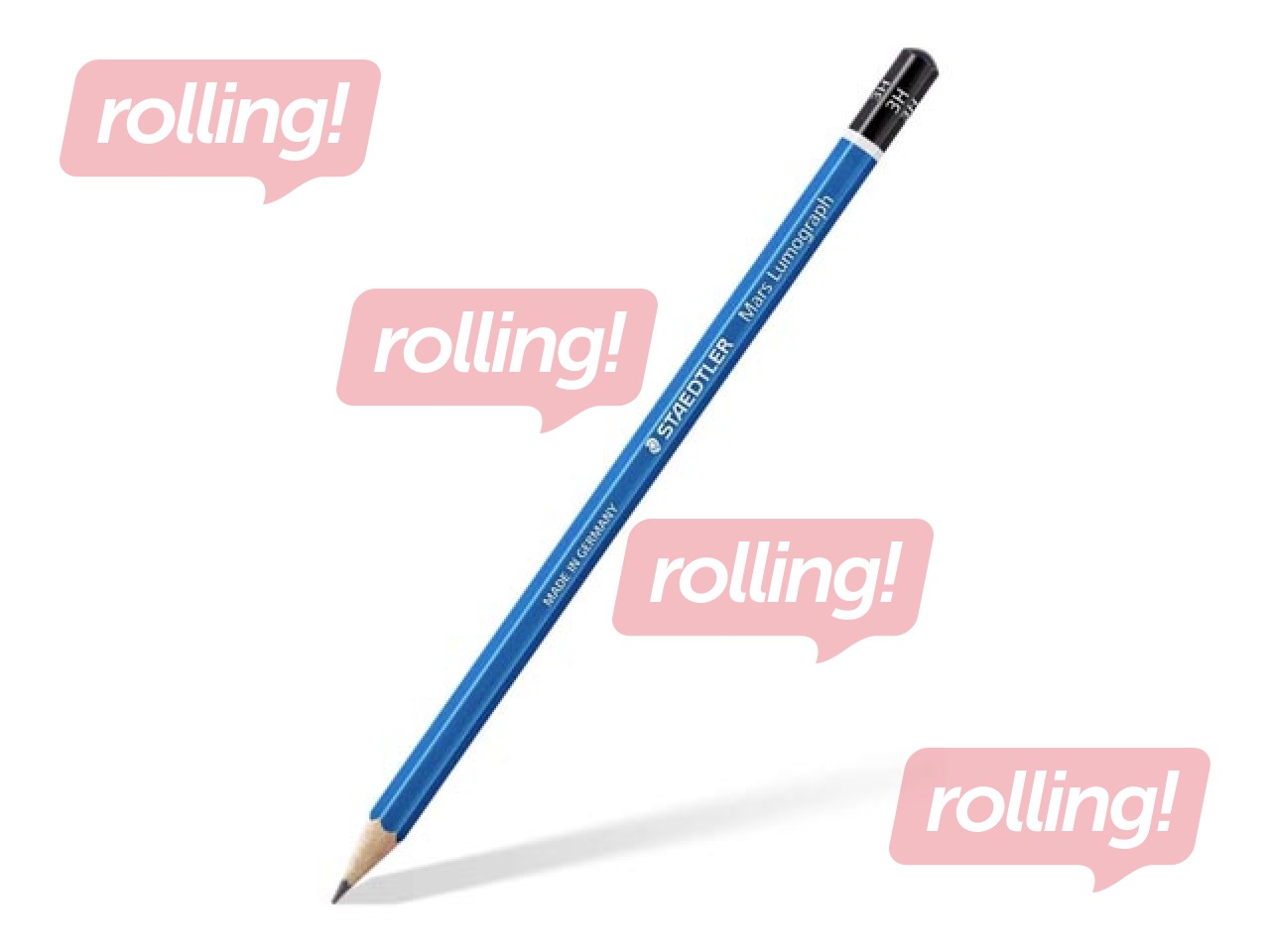 Zīmulis Staedtler Mars Lumograph 100, 3H